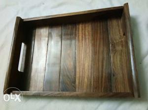 Wooden handmade sheesham tray