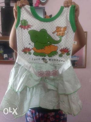 1 to 2 Year baby frock casual dress brand new