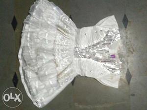 2 to 4 year White Frock