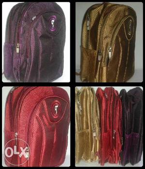 3pc Set of backpacks at wholesale price.