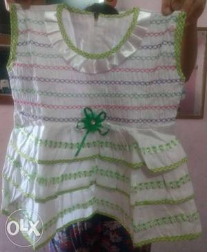 5 to 8 month baby frock casual dress brand new