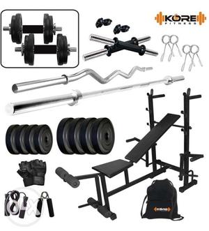 50Kg PVC Combo 35 Home Gym With 8 In 1