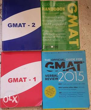 6 GMAT exam books each very expensive very cheap  only