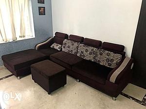 A royale brown couch bought 2 years before but