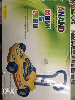 Anand Walk & Play Toy Box - Baby Walker(New)