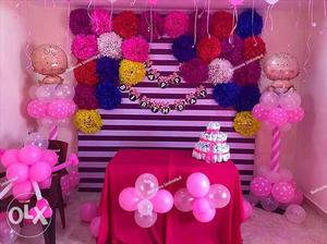 Birthday party decorations and all events