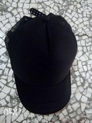 Black stylish cap