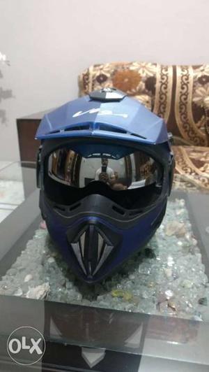 Blue Full-face Helmetr