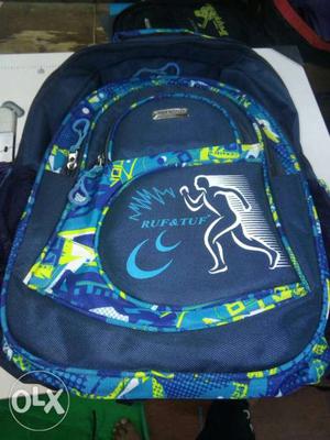 Blue, Green, And Gray Rufatuf Backpack