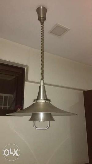 Dining table drop down light