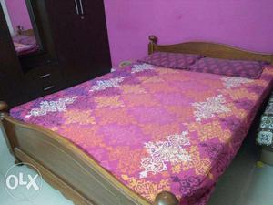 Double Bed with Mattress without storage
