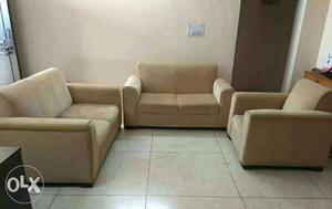 Five seater sofa set in great condition. three