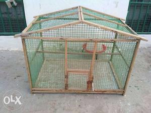 Green Animal Cage