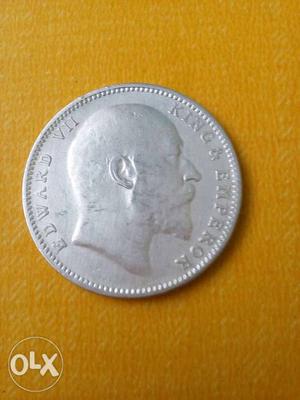 Indian old silver coin real silver