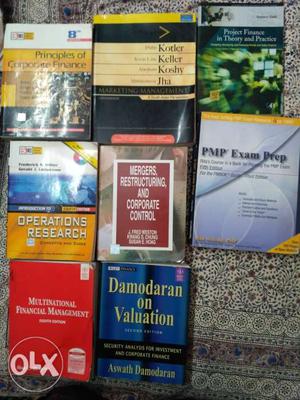 MBA text books...all books displayed in photo