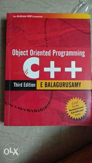 Object Oriented Programming C++ Third Edition Book By E.