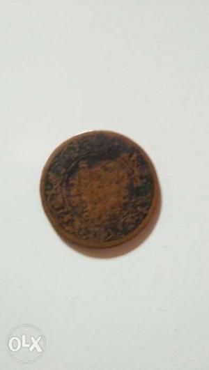 Old coin Of victoria queen