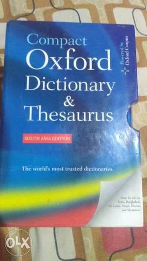Oxford Dictionary along with Thesaurus