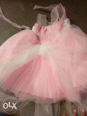Pink And White Tutu Skirt size 16