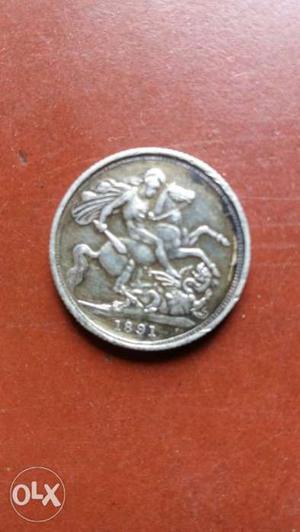 Victoria silver coin 
