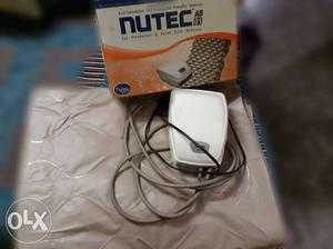 White Nutec air bed...
