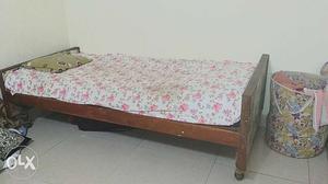 Wooden bed in good condition for sale