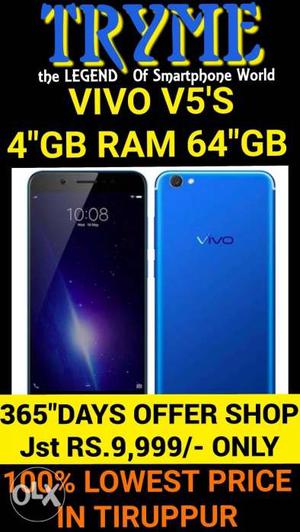 4Gb Ram VIVO V5S Dual Sim 4G Network Fresh