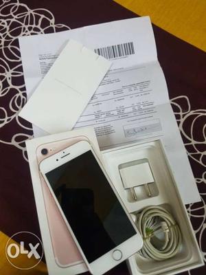 Apple Iphone  Months Old. Rose Golden. Like New