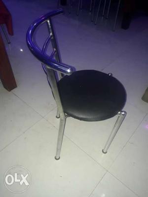 Black And Gray Metal Chair