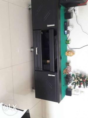 Black Wooden TV Stand