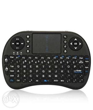 Black mini wireless keyboard with touchpad