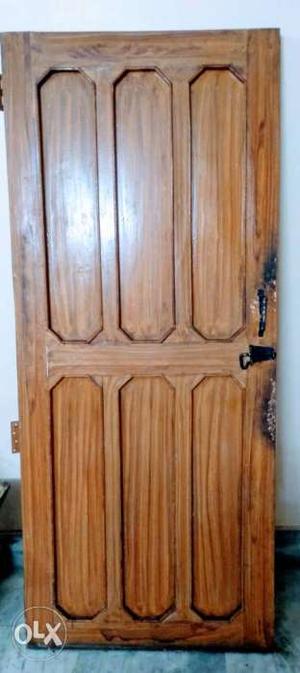 Brown Wooden 6*2.5 feet seasam door panel