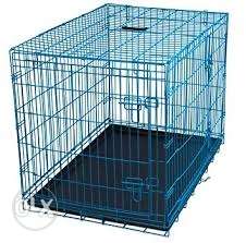 Cage Folding 2 Door Crate With Non-Chew