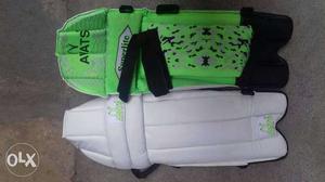 Green And White Shinguards