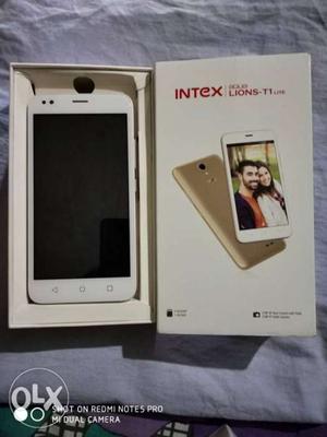 Intex 4g mobile with any scratch new condition