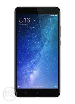 Mi max 2 4gb 64 black colour only 3.5 month old