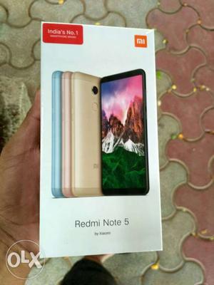 Mi note 5 3gb ram seal packed with variant colour.