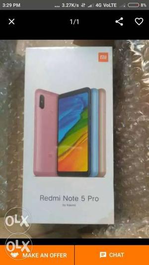 Mi note 5 pro seal packed 4gb ram delivered