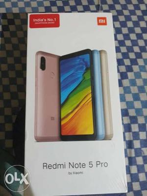 Mi redmi note5 pro India 's no-1 smart phone Seal