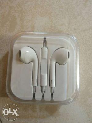 New earphone not used