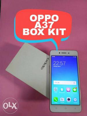Oppo A37 Full Box Kit Light Used good Condition