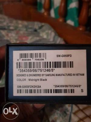 SAMSUNG GALAXY S8+ DUES 64 gb for sale 2 months