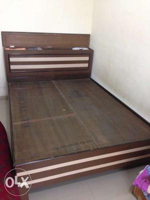 Wooden Bed with kurlon Mattress Queen size