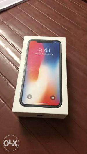15 days old Brand new iPhone X 256 GB With all