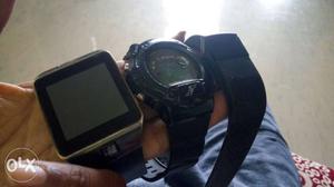 3 watch. 1st is Smart watch' 2nd is digital watch
