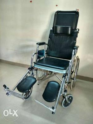 Black And Gray Self-propelled Wheelchair