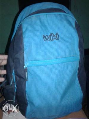 Blue And Light-blue Wiki Backpack