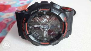 G _shock watch.unused black colour.intrested