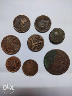 Indian state 8 different coins
