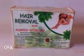Instant hair removal soap